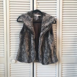 Faux Fur Chelsea and Violet Vest